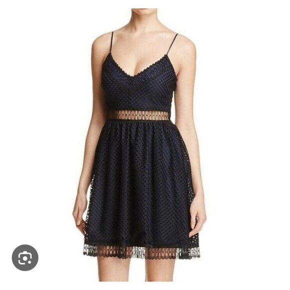 LIKELY Dresses & Skirts - Likely Glencoe Fence Lace Sleeveless Dress Women‎ S V-neck and Exposed Waist